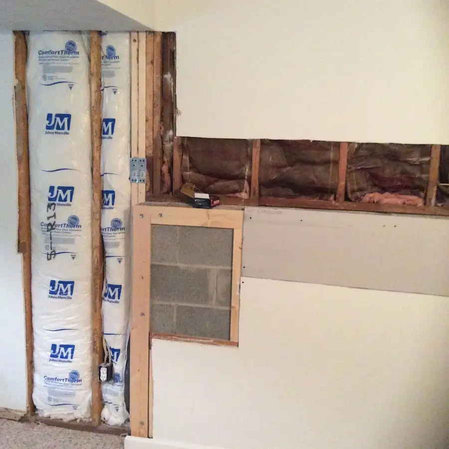 Wall insulation replacement during Structural Drying in Live Oak